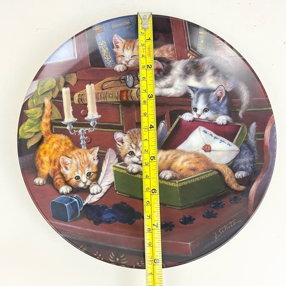 Vintage “Study Break ” Litter Rascals Collectors Plate - Picture 5 of 7